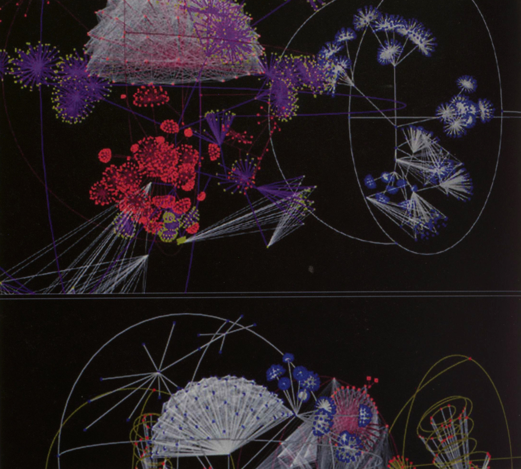 "Mirror-Space", Bigitta Zics. Scanning process of the person. Interaction with the avatar.   Complex forms of hybrid avatars.
